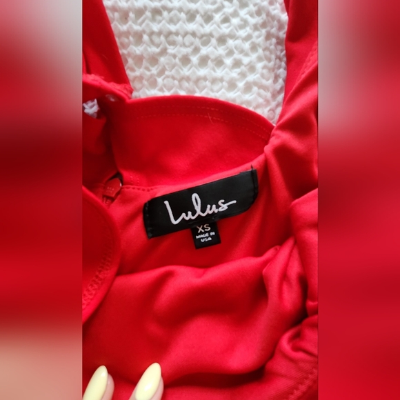 Lulu's Red Sleeveless Dress - Picture 2 of 9